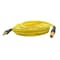Interstate Pneumatics 3/8in 25 ft Yellow Hybrid Polymer Hose With 1/4in Brass Industrial 6-Ball Coupler & Steel Plug HH16-025H44BS - alternate 3